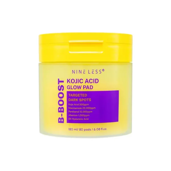 NINELESS B-Boost Kojic Acid Glow Pad - 80 pzs